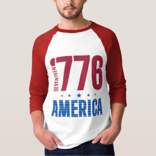 T-shirt 1776 Amérique 250 ans de liberté historique