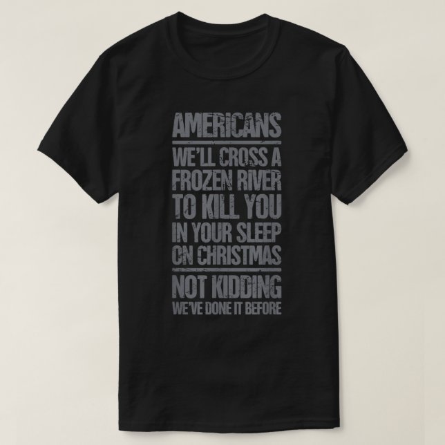 T-shirt 1776 Guerre révolutionnaire américaine amusante (Design devant)
