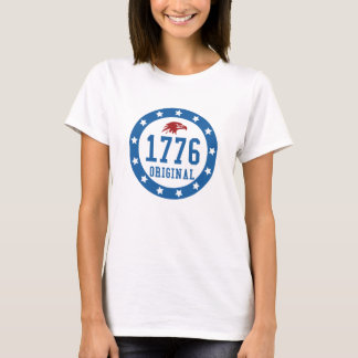 T-shirt 1776 Original 4 July Badge