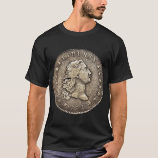 T-shirt 1794 en argent pour cheveux