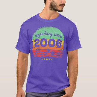 T-shirt 17 ans de légende depuis 2006 17e anniversaire1