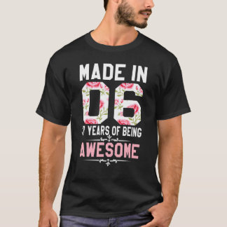 T-shirt 17 ans Old Made in 2006 17e anniversaire pour adol