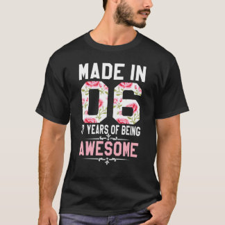 T-shirt 17 ans Old Made in 2006 17e anniversaire pour adol