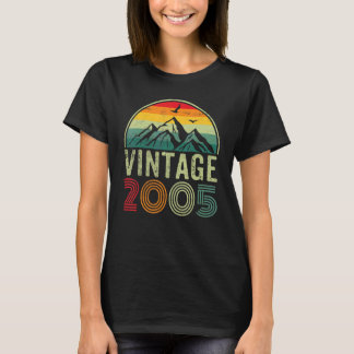 T-shirt 17 ans Vintage 2005 17e anniversaire