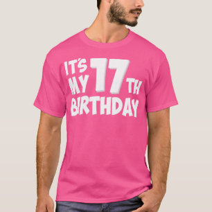 T-shirt 17e anniversaire