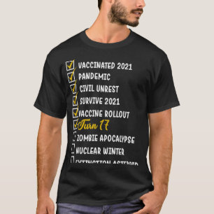 T-shirt 17e anniversaire 17 ans Quarantine Anniversaire Pa