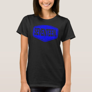 T-shirt 17e anniversaire de garçon ou de fille 17 ans sept