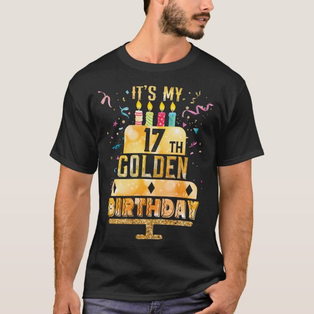 T-shirt 17e anniversaire T Chemise C'est mon 17e anniversa (Devant)