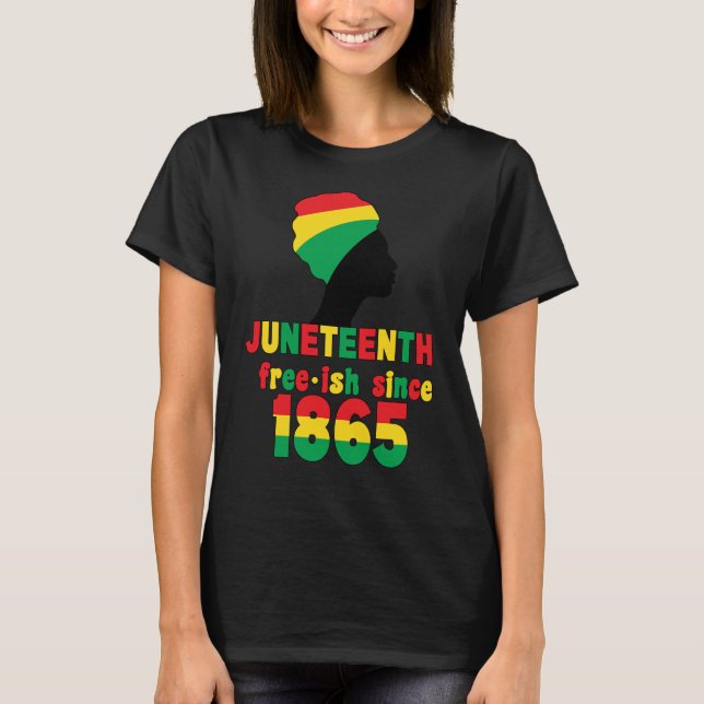T-shirt 17ème Liberté depuis 1865 Femmes BlackHistory (Devant)