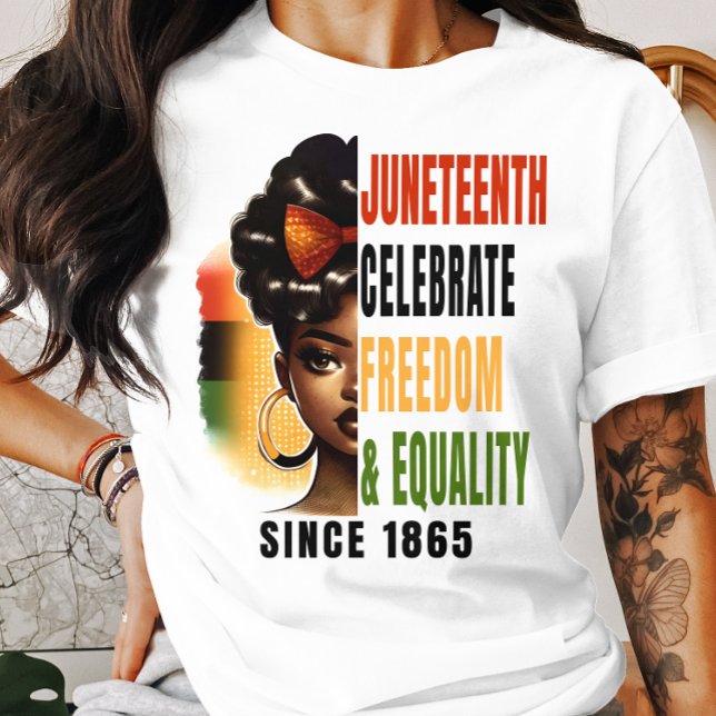 T-shirt 17ème Liberté et Égalité - Afro-Américain (Créateur téléchargé)
