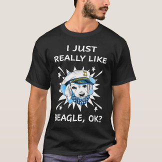 T-shirt 185 J'Aime Vraiment Le Beagle