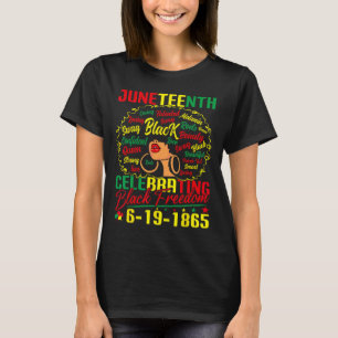 T-shirt 1865, 1865, fête de la liberté noire