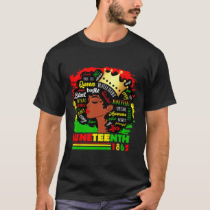 T-shirt 1865, 1865, Fierté Célébrer les femmes noires Afri