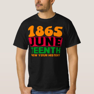 T-shirt 1865, African American Pride