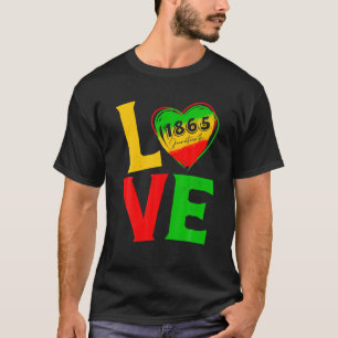 T-shirt 1865 Journée de la liberté Histoire africaine des