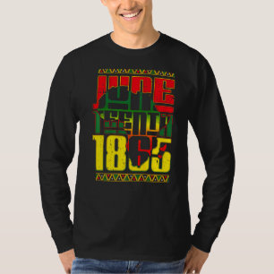 T-shirt 1865 La liberté afro-américaine Noire son