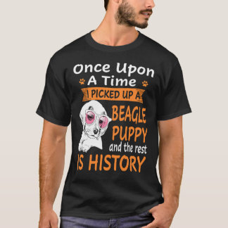 T-shirt 187 Un Sur Un Beagle De Temps Chiot