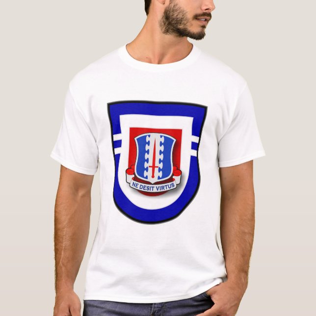 T-shirt 187th Régiment d'infanterie - 2d éclair aéroporté (Devant)