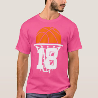 T-shirt 18 Ans Basket 18E Anniversaire