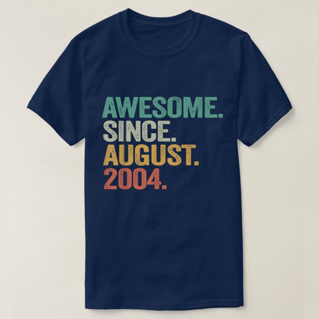 T-shirt 18 Ans Cadeau 18e Anniversaire Garçon stupéfiant d (Design devant)