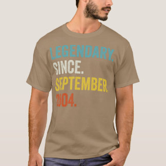T-shirt 18 Ans Légendaire Depuis Septembre 2004 18ème B