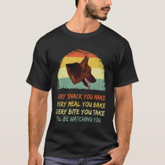 T-shirt 18 Chaque friandise que vous ferez... Je vous surv