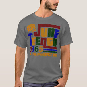 T-shirt 18 juin 1865, premier jour de mon indépendance