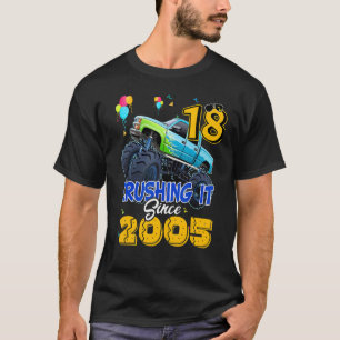 T-shirt 18 Le broyer depuis 2005 Camion Monster 18e annive