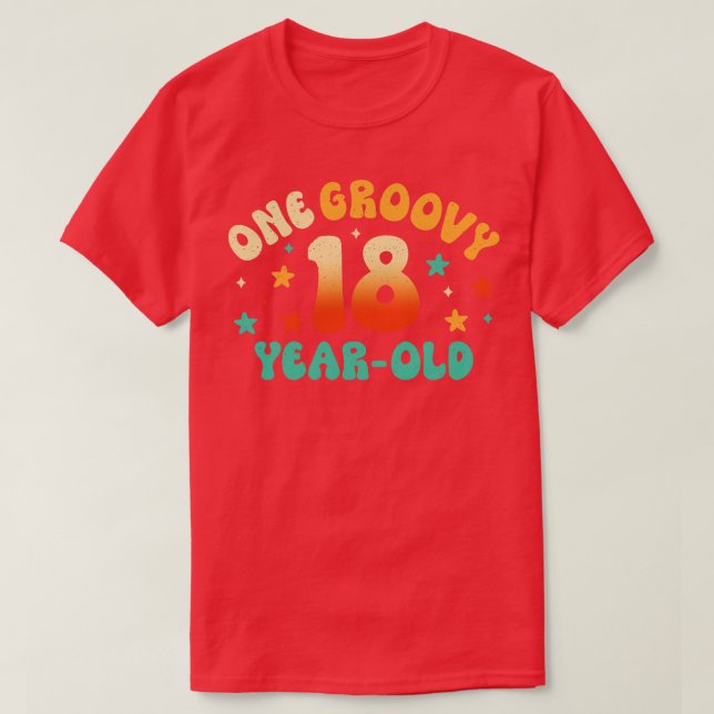 T-shirt 18e anniversaire (Design devant)
