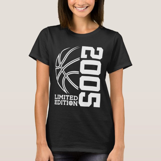 T-shirt 18e anniversaire Basketball Limited Edition 2005 (Devant)