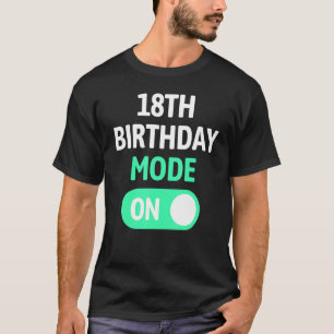 T-shirt 18e anniversaire Mode allumé - Fête Fun Cool U
