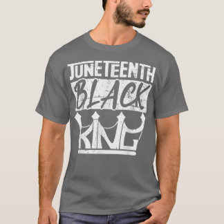 T-shirt 18e Roi Noir Puissance Noire Histoire Noire Mo