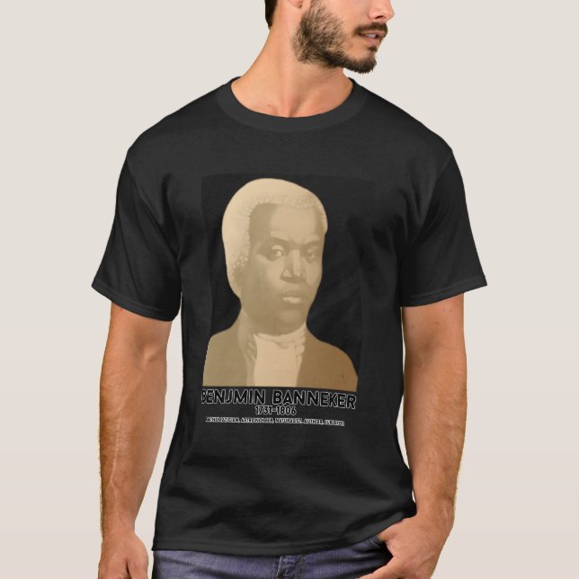 T-shirt 18E Siècle Né Benjamin Banneker (Devant)