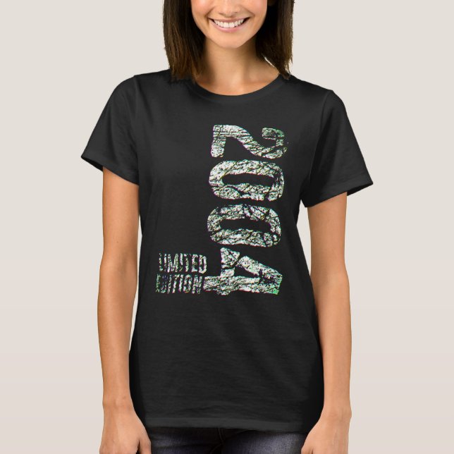 T-shirt 18th Birthday Boys Girls 18 Years Bday   Year 2004 (Devant)