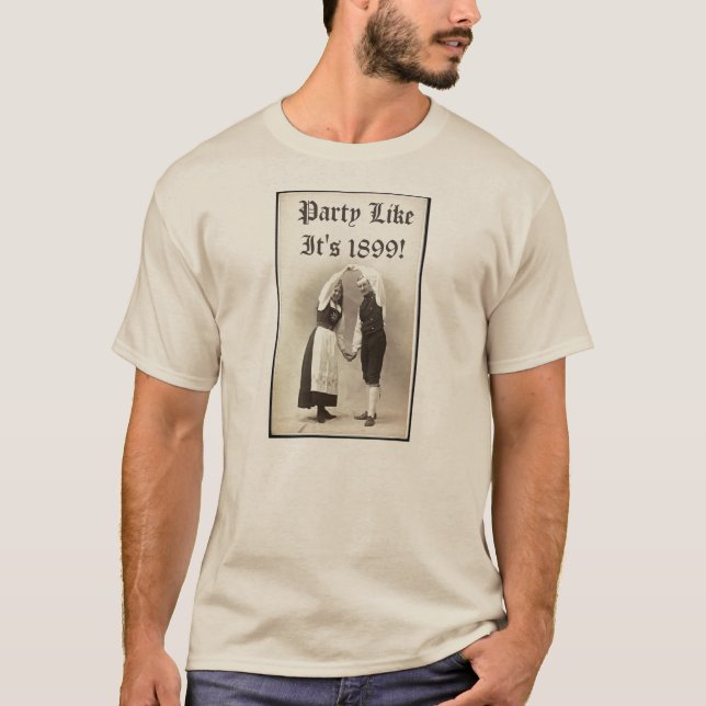 T-shirt 1900 danseurs de Bunad de Norvégien (Devant)