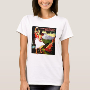 T-shirt 1919 brochets font une pointe l'affiche du