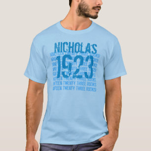 T-shirt 1923 quatre-vingt-dixième anniversaires d'année