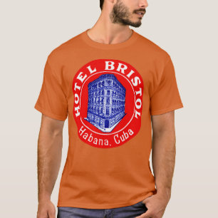 T-shirt 1935 Hotel Bristol Havana Cuba