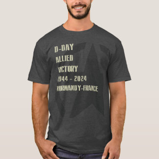 T-shirt 1944 Jour 2024 80e anniversaire Normandie 5