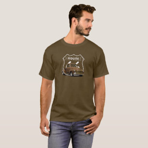 T-shirt 1950 Camion Chevrolet 3100. Brown Camion Chevy 195