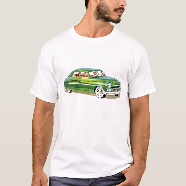 T-shirt 1950 classique de voiture de Mercury (Devant)