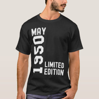 T-shirt 1950 Mai Bonne fête d'anniversaire