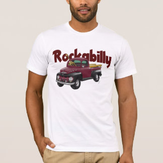 T-shirt 1951 de camion pick-up de rockabilly de