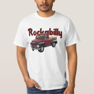 T-shirt 1951 de camion pick-up de rockabilly de