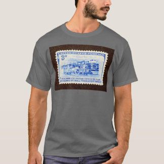 T-shirt 1952 3c B amp O Cachet de poste ferroviaire