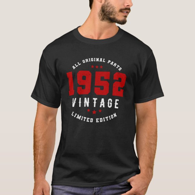 T-shirt 1952 Toutes les pièces originales, Edition Limitée (Devant)