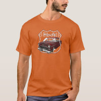 1955 Chevrolet Bel Air. Red Chevy American 1955