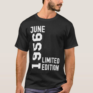 T-shirt 1956 Juin Bonne fête d'anniversaire