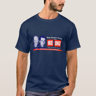 T-shirt 1956 vote Ike et Dick