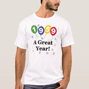 T-shirt 1959 un anniversaire de grande année